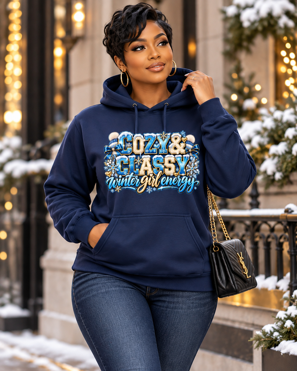 Cozy & Classy Winter Girl Energy