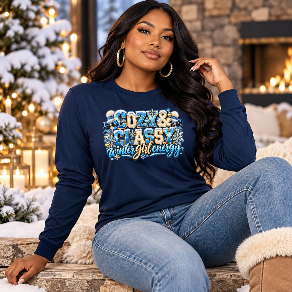 Cozy & Classy Winter Girl Energy