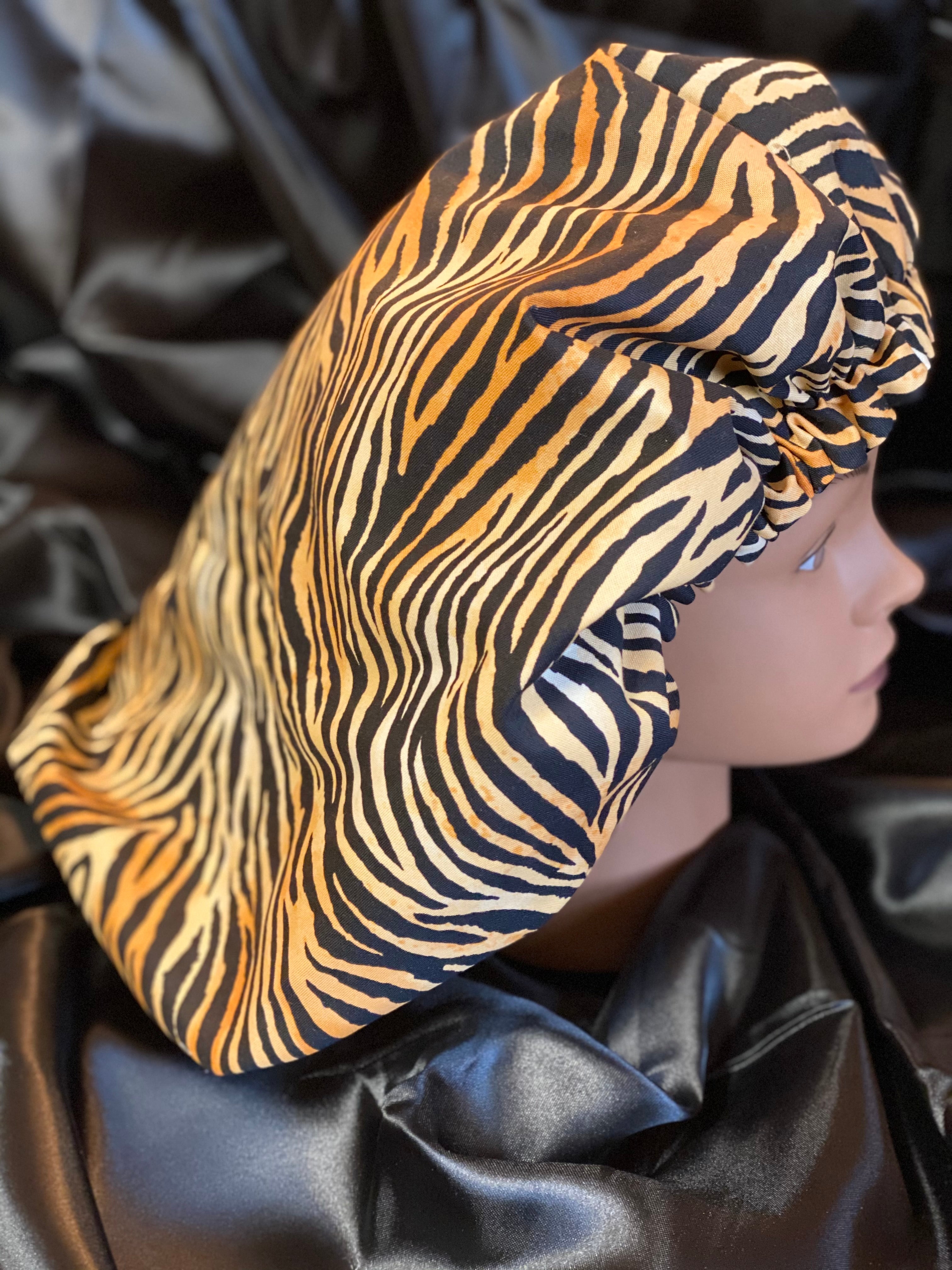 Tiger Satin Bonnet