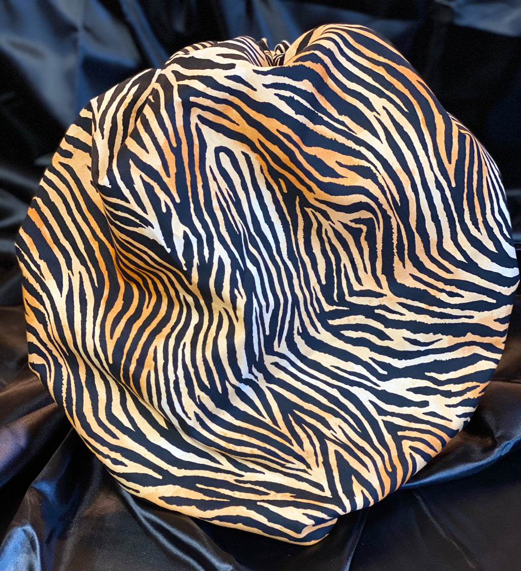 Tiger Satin Bonnet