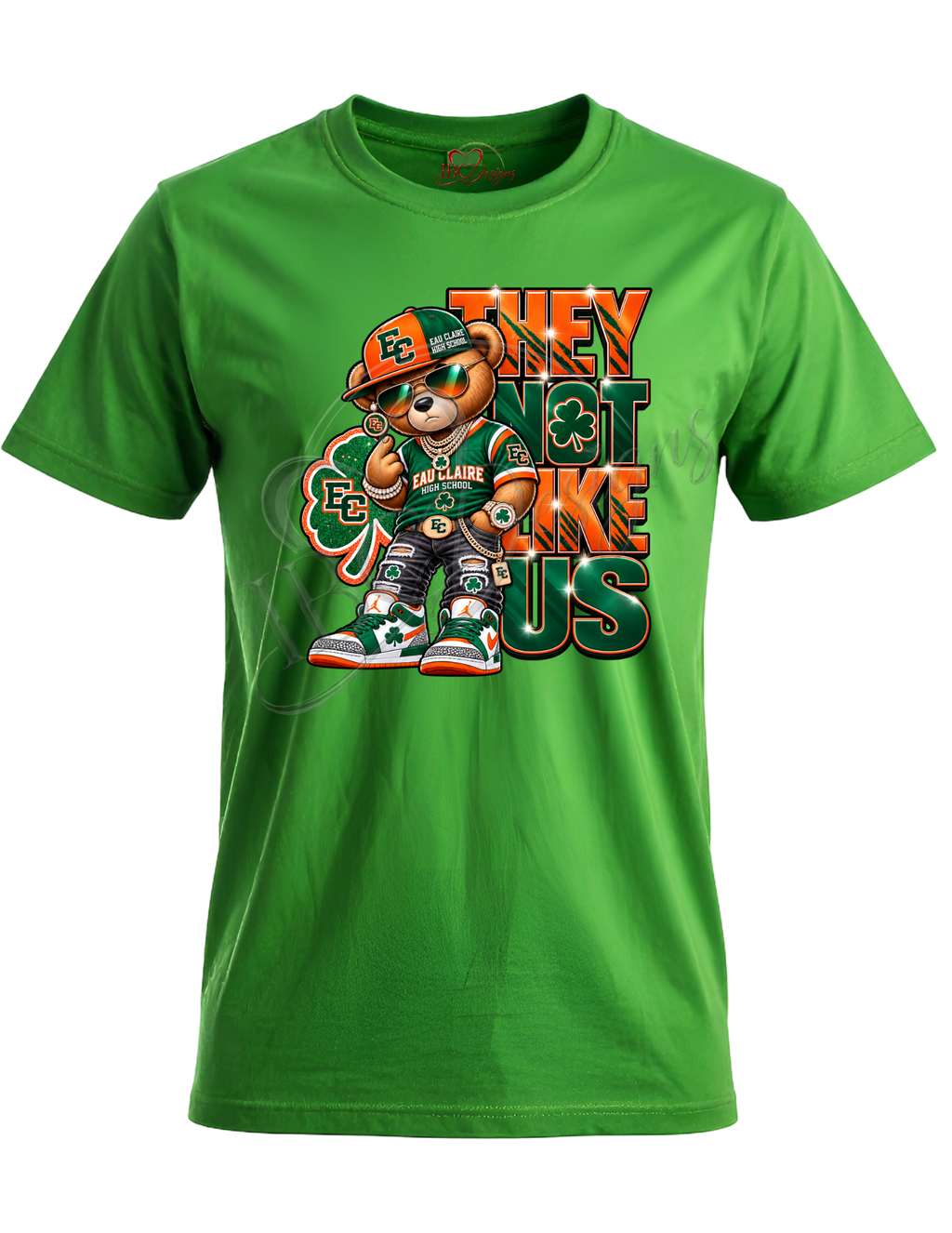They Not Like Us - EC Tee 💚🧡🤍